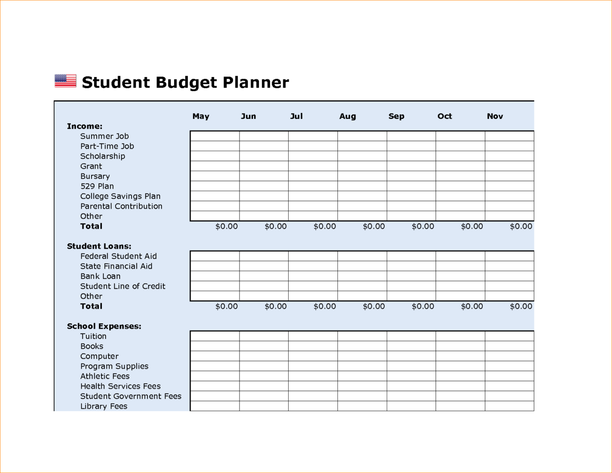 excel for mac budget template